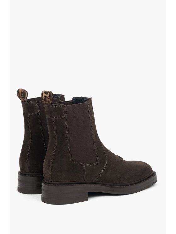 Estro Estro Členková obuv s elastickým prvkom ER00118378 Hnedá