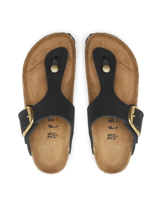 Birkenstock Birkenstock Zehentrenner Gizeh Big Buckle 1024107 Schwarz