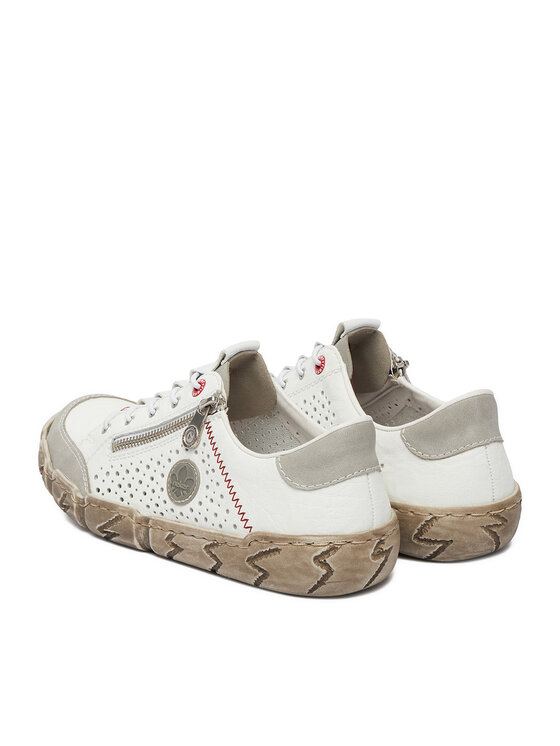 Rieker Rieker Halbschuhe L0355-80 Weiß