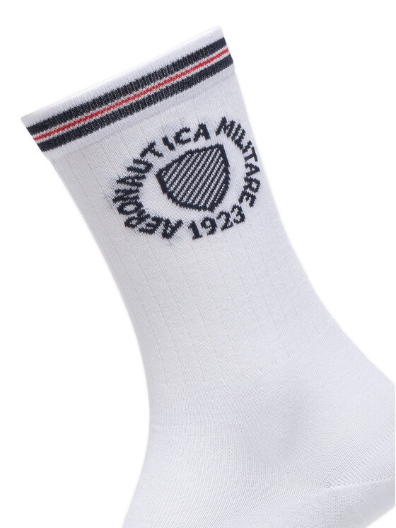 Aeronautica Militare Aeronautica Militare Duge čarape 251CZ015DL561 Bijela