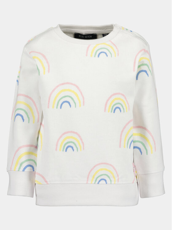 Blue Seven Felpa 909035 X Bianco Regular Fit, taglia : 68