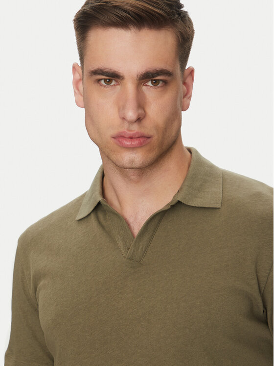 Marc O'Polo Marc O'Polo Polokošile M23 2091 53026 Khaki Regular Fit