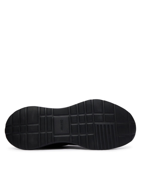Calvin Klein Calvin Klein Сникърси Light Eva Runn Laceup Aop HW0HW03292 Черен