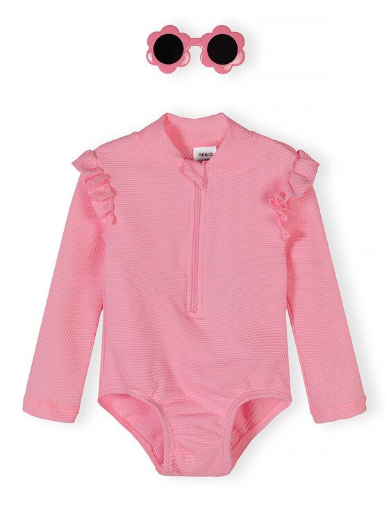 minoti minoti Strój kąpielowy 30SWIM104 Różowy