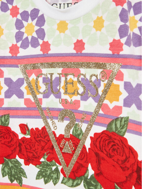 Guess Guess Sada T-shirt a šortky A3GG01 K6YW3 Barevná Regular Fit