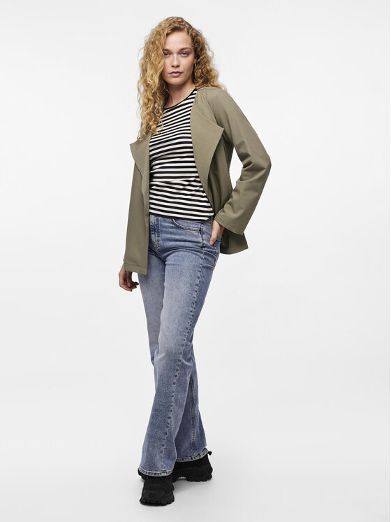 Pieces Pieces Marynarka Bosella 17146550 Zielony Regular Fit