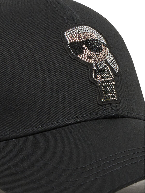KARL LAGERFELD KARL LAGERFELD Kapa s šiltom A2W33062 Črna