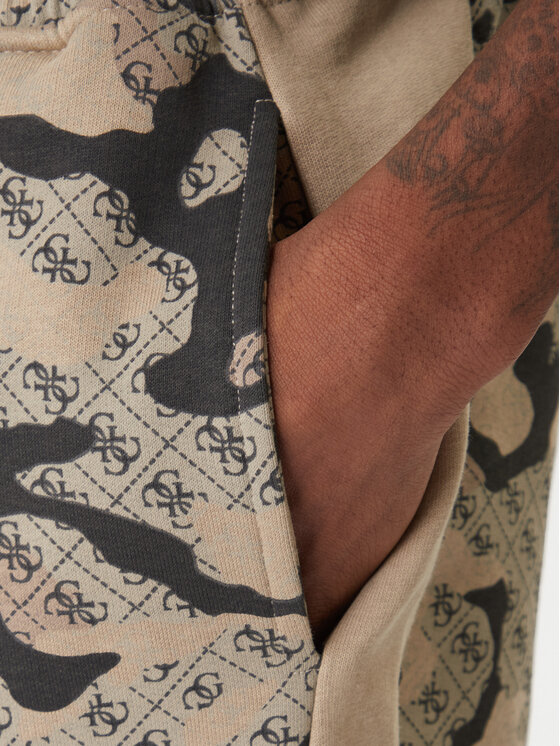 Guess Guess Sportske kratke hlače Z6RD00 K9YI1 Bež Regular Fit