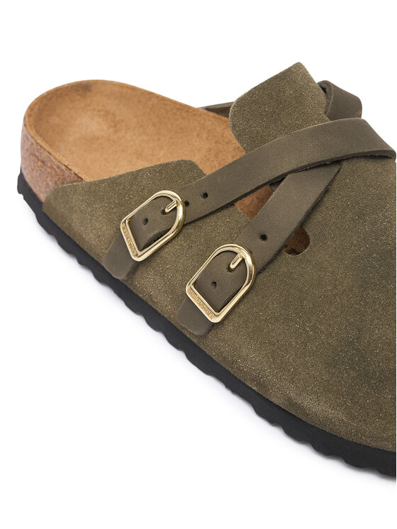 Birkenstock Birkenstock Nazouváky Blair D-Buckle 1033158 Tmavě zelená