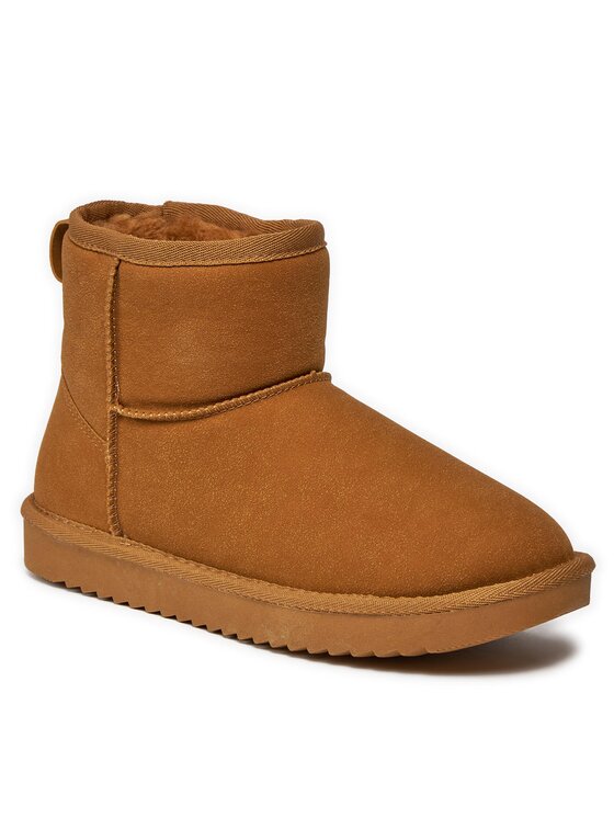 only shoes bottes de neige onlfeodora teddy lined boot 15330019 marron