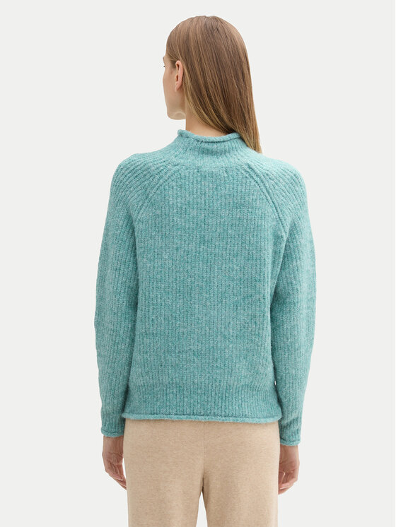 Tom Tailor Denim Tom Tailor Denim Dolcevita 1043959 Verde Relaxed Fit