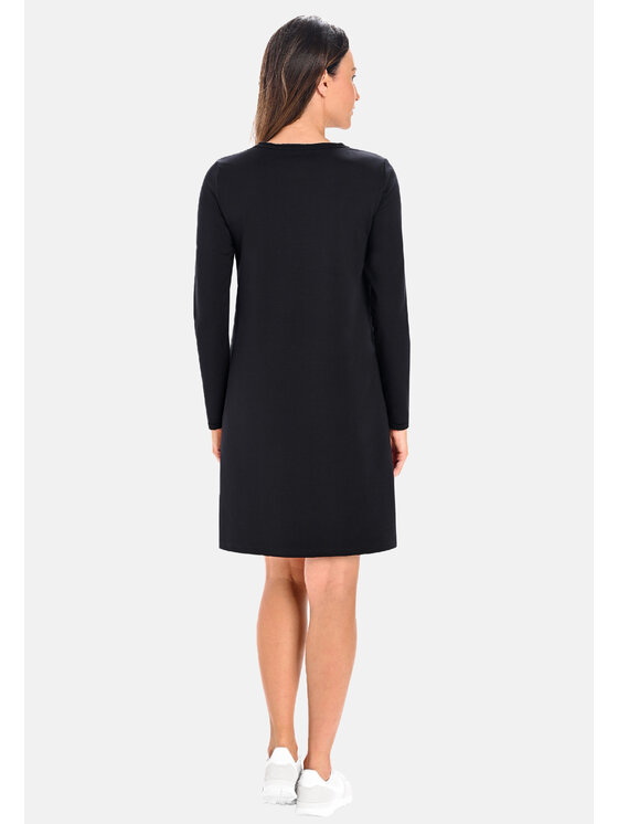 Teyli Teyli Sukienka 533 Czarny A-Line Fit