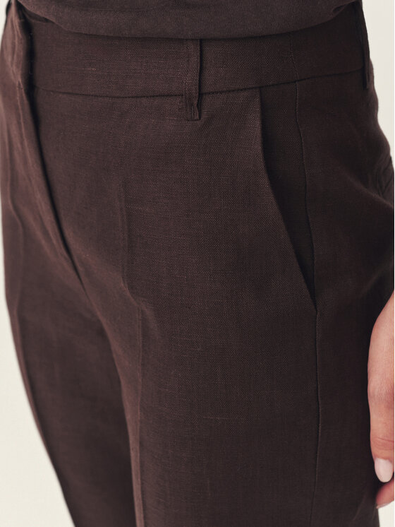 TATUUM TATUUM Spodnie materiałowe LANKA Brązowy Straight Fit