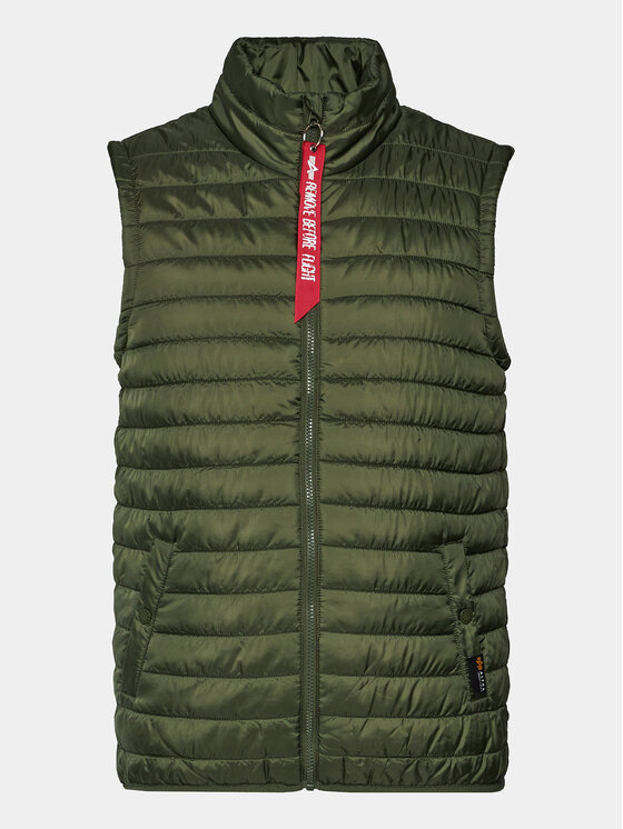Alpha Industries Alpha Industries Kamizelka 138122 Zielony Regular Fit