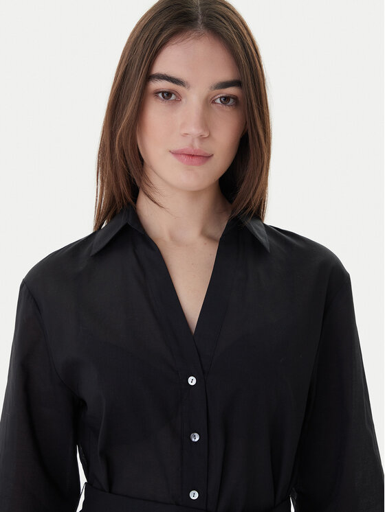 KARL LAGERFELD KARL LAGERFELD Paplūdimio suknelė A2W46075 Juoda Regular Fit