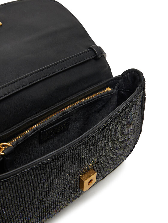 Tommy Hilfiger Tommy Hilfiger Τσάντα Party Le Mini Crossover Beaded AW0AW17940 Μαύρο