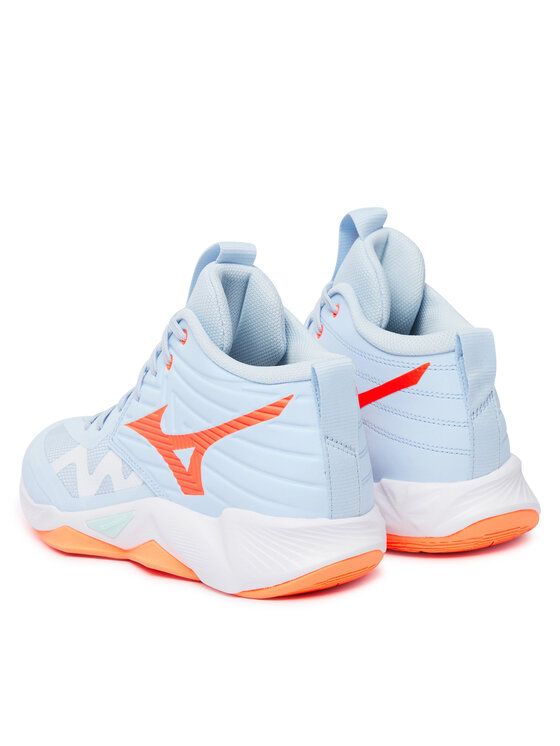 Mizuno Mizuno Tenisice za dvoranski nogomet Wave Momentum Pro Mid V1GC2545 Svijetlo plava
