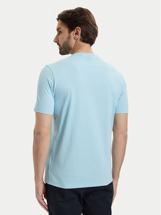 BOSS BOSS Tricou Tee 50506373 Albastru deschis Regular Fit
