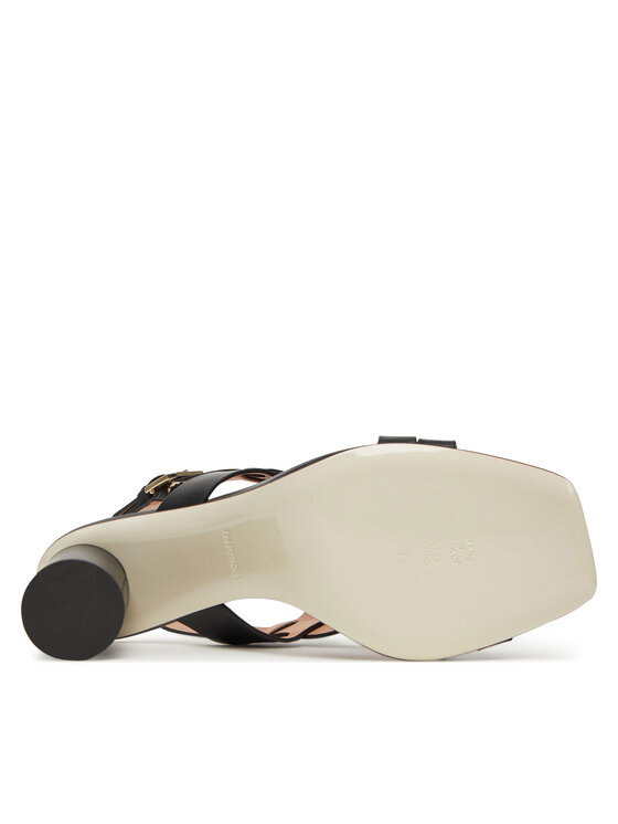 Pollini Pollini Sandały SA16358C0MTC0000 Czarny