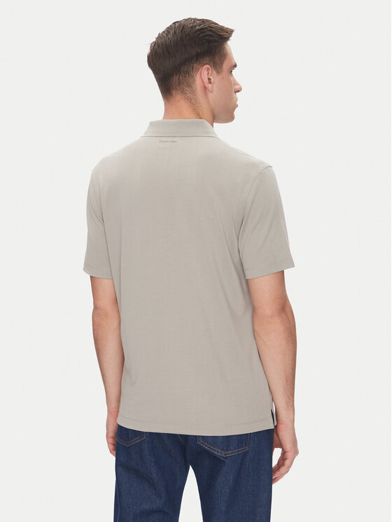 Calvin Klein Calvin Klein Polo LV04LB220G Beżowy Regular Fit