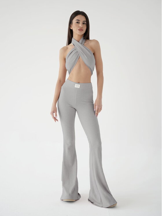 MissDenim MissDenim Legginsy Cozy Szary Second Skin Fit
