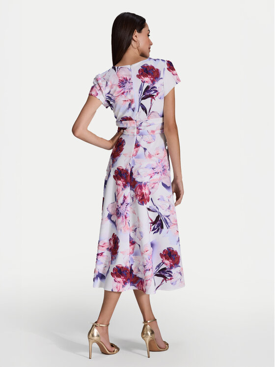 Swing Swing Sukienka koktajlowa 5AI12700 Kolorowy Regular Fit