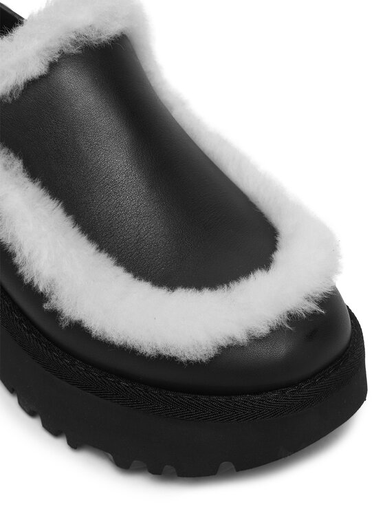 Ugg Ugg Παντόφλες W Esmee Leather Clog 1171507 Μαύρο