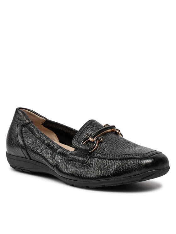 Caprice Caprice Loafersy 9-24654-42 Czarny