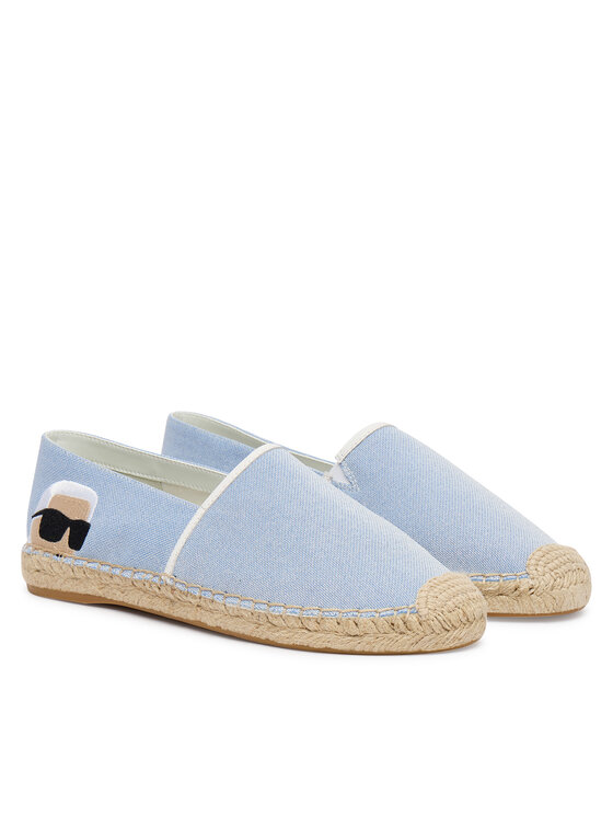 KARL LAGERFELD KARL LAGERFELD Еспадрили Kamini KL80111G Светлосиньо