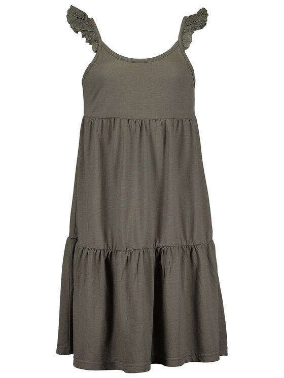 Blue Seven Blue Seven Vasarinė suknelė 528112 X Žalia Regular Fit