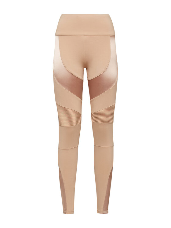 PHILIPP PLEIN PHILIPP PLEIN Legginsy 4857 Beżowy Active Fit