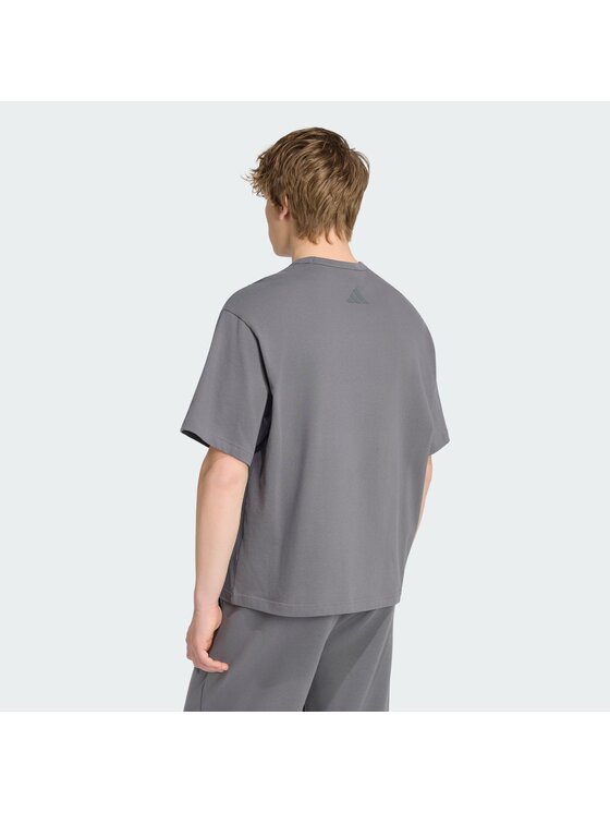 adidas adidas T-Shirt 168176 Szary Loose Fit