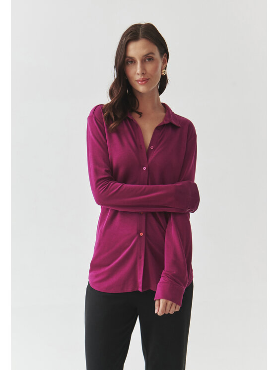 TATUUM TATUUM Koszula GANKO Fioletowy Fitted Fit