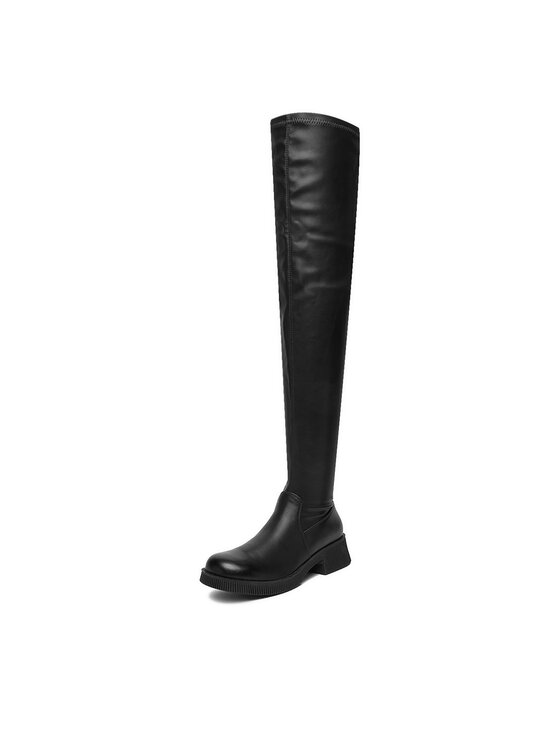 DeeZee DeeZee Čizme preko koljena TYA81-J218 Crna