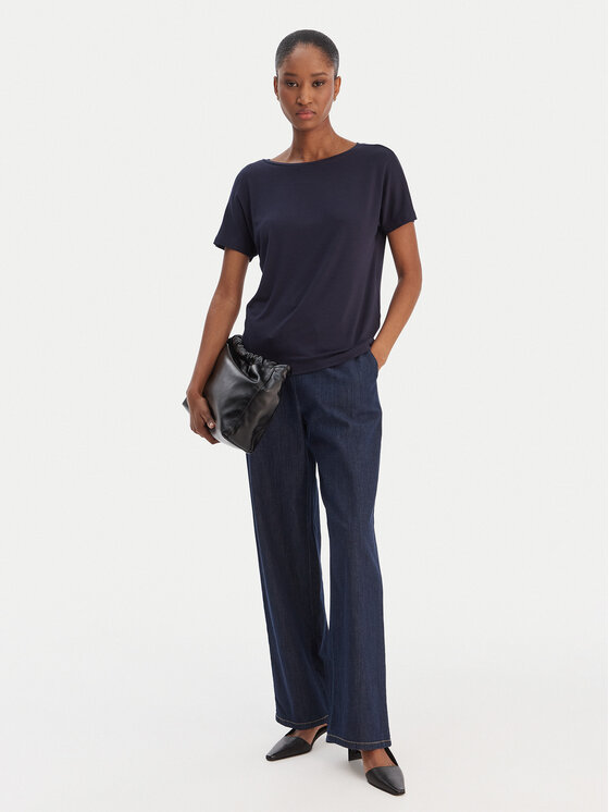 Marella Marella T-Shirt Emme by Marella Fervida 2615971021 Granatowy Regular Fit