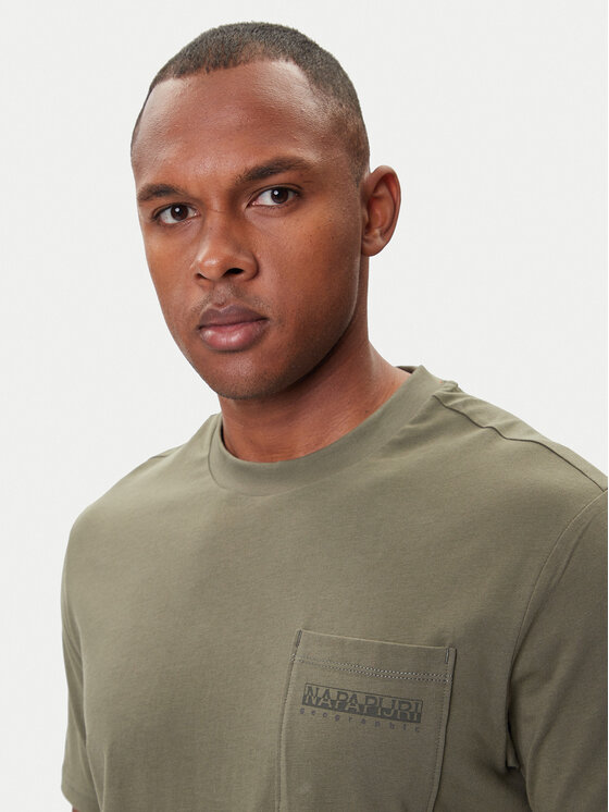 Napapijri Napapijri T-Shirt S-Fanes NP0A88SE Grün Regular Fit