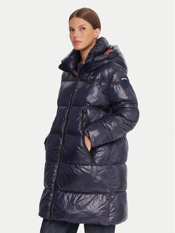 Blauer Blauer Wintermantel 25WBLDK02192 Dunkelblau Regular Fit
