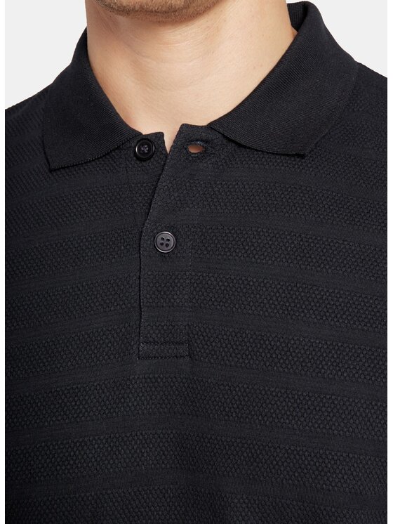 Pako Lorente Pako Lorente Polo P25WF-TX-001 Granatowy Classic Fit