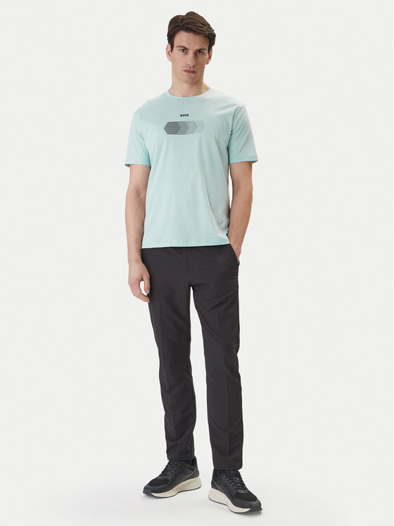 BOSS BOSS T-Shirt TS_Unity 50554557 Turkusowy Regular Fit