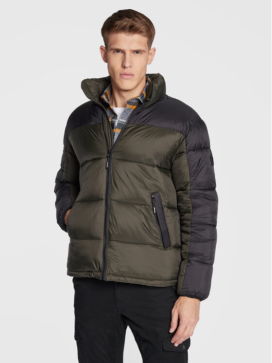 Lindbergh Lindbergh Žieminė striukė 30-301093A Chaki Relaxed Fit