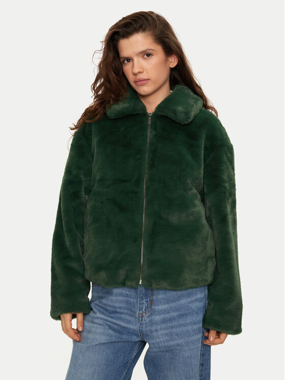 United Colors Of Benetton United Colors Of Benetton Blană 2FBDDN06V Verde Regular Fit
