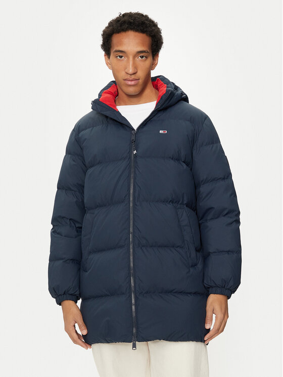 Tommy Jeans Tommy Jeans Giubbotto piumino Essential DM0DM20466 Blu scuro Regular Fit