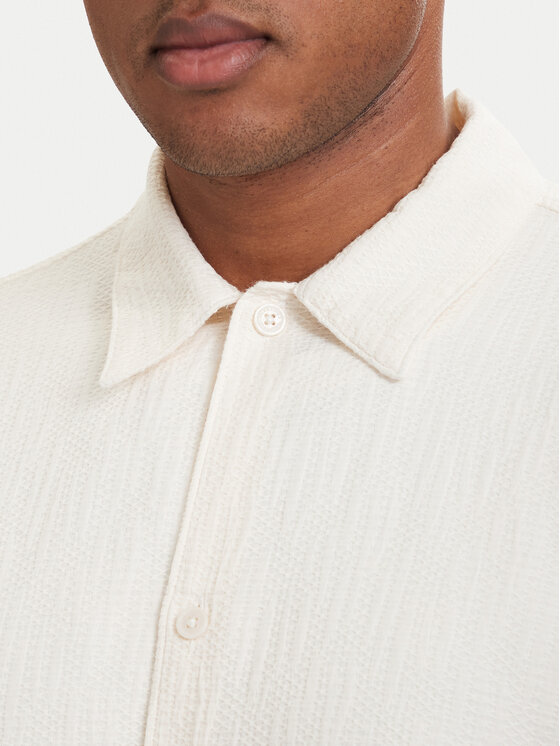 Jack & Jones Jack & Jones Hemd Montauk 12293555 Creme Relaxed Fit