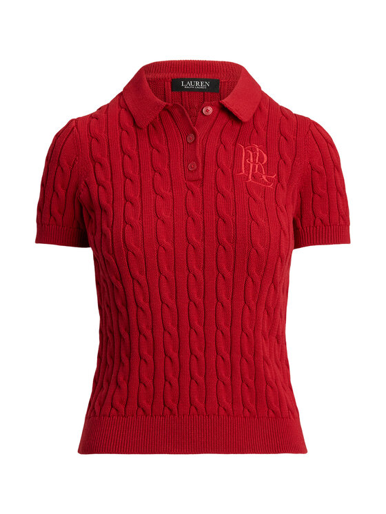 LAUREN RALPH LAUREN LAUREN RALPH LAUREN Pulover 200932224012 Rdeča Slim Fit