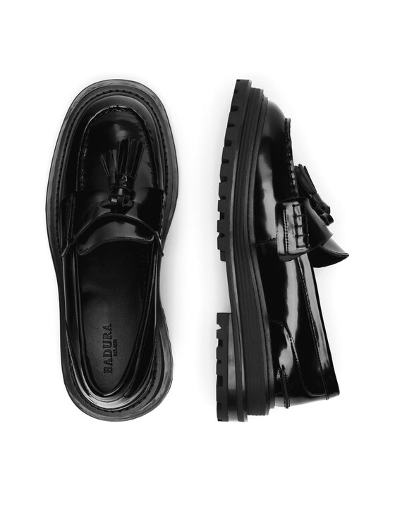 Badura Badura Loafers WGA3311-1Z Μαύρο