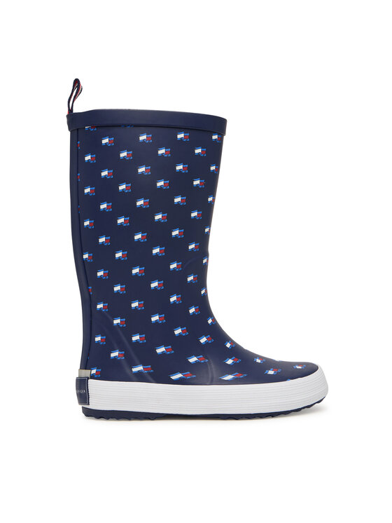 Tommy Hilfiger Cizme de cauciuc Rain Boot T3XC-33922-1846 S Bleumarin