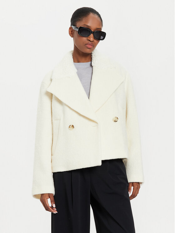 Boss Prechodná bunda Coflina 50518488 Écru Regular Fit
