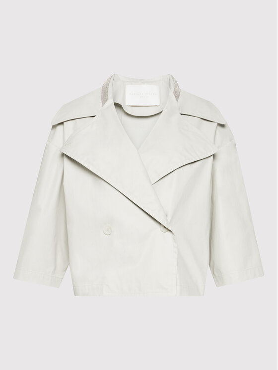 Fabiana Filippi Fabiana Filippi Σακάκι CTD272W258 Γκρι Regular Fit