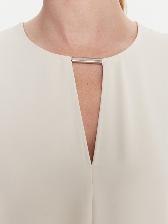 Calvin Klein Calvin Klein Särkpluus LV044C196G Ekrüüvärv Regular Fit