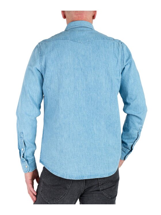 Lee Lee camicia di jeans 112365766 Blu Regular Fit
